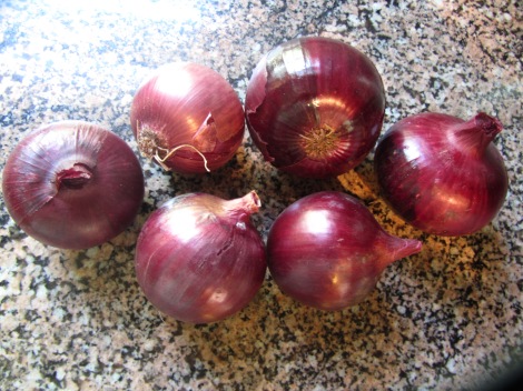 The Purple Onions took the longest to ripen.